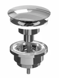 Sanibell Afvoerplug stop& go chroom 9902048P