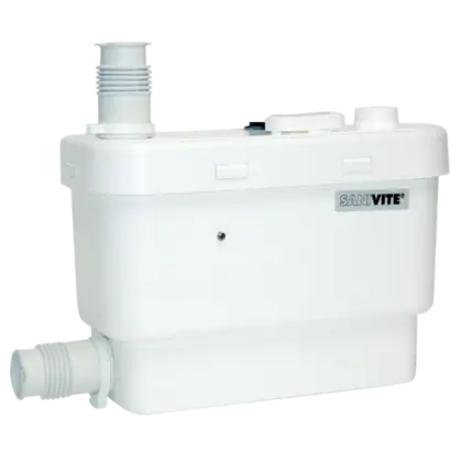 Sanibroyeur SVUPSTD SFA Sanibroyeur Sanivite vuilwaterpomp - met 4 aansluitingen voor vaatwasser en wasmachine