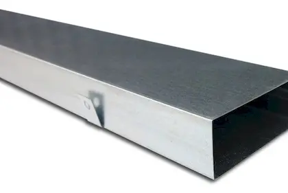 Sanutal 99.393302 Sanutal Mecano kanaal 80 x 200 mm (lengte 2m) - prijs per lengte