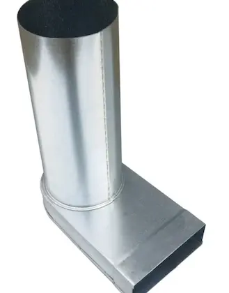 Sanutal 99.413441 Sanutal Mecano verlengde overgangsbocht 90° 125 - 55 x 220 mm