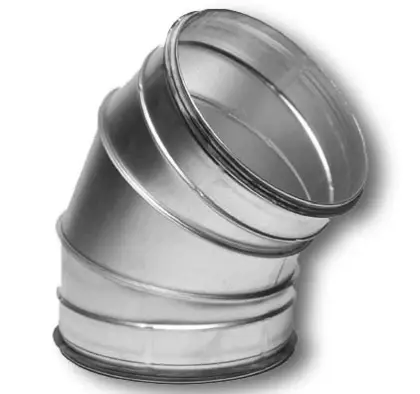 Sanutal 99.BD4250 Sanutal Spiralit bocht 45° MM 250 x 250 mm - met dichting