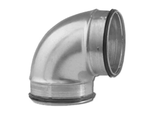 Sanutal Spiralit korte bocht 90° MM 125 x 125 mm - met dichting 99.BDK9125