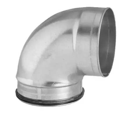 Sanutal 99.BDKF9160 Sanutal Spiralit korte bocht 90° MF 160 x 160 mm - met dichting