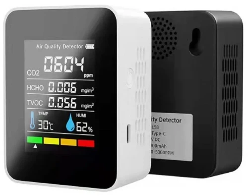 Sanutal Air Quality Monitor 2021 (CO2, VOS, HCHO, temperatuur en luchtvochtigheid) 99.CO2METERV2