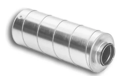 Sanutal Spiralit geluidsdemper 900 mm (isolatie 50 mm) 160 x 160 mm - met dichting 99.SIL160.900