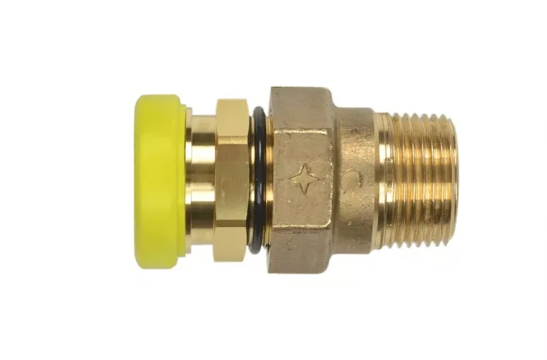 Sanutal PLT-overgangskoppeling messing DN15 x 1/2" M gas Sanutal Flexikit PLT CLAP 15.2501512