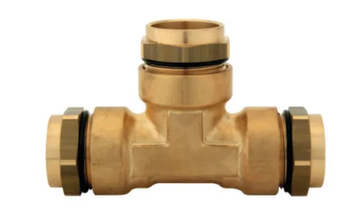 Sanutal PLT-verloop T-stuk messing DN25x15x25 gas Sanutal PLT 15.6251525X