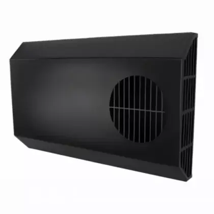 Sanutal air Buitenluchtrooster Sanutal air COMBI rechthoekig Ø180mm staal zwart 625x385mm 99.COMBI180