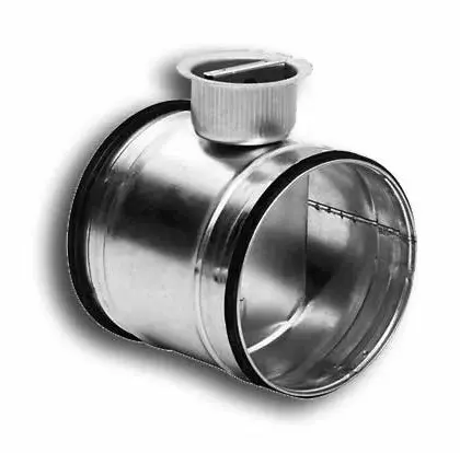 Sanutal air Regelklep rond luchtkanaal Sanutal air 125mm galva (sendzimir verzinkt) staal 99.MRS125