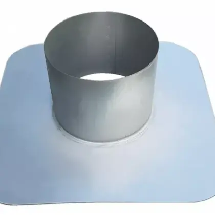 Sanutal air Dakdoorvoerplaat Sanutal air Ø100mm inox vierkant 99.229.100