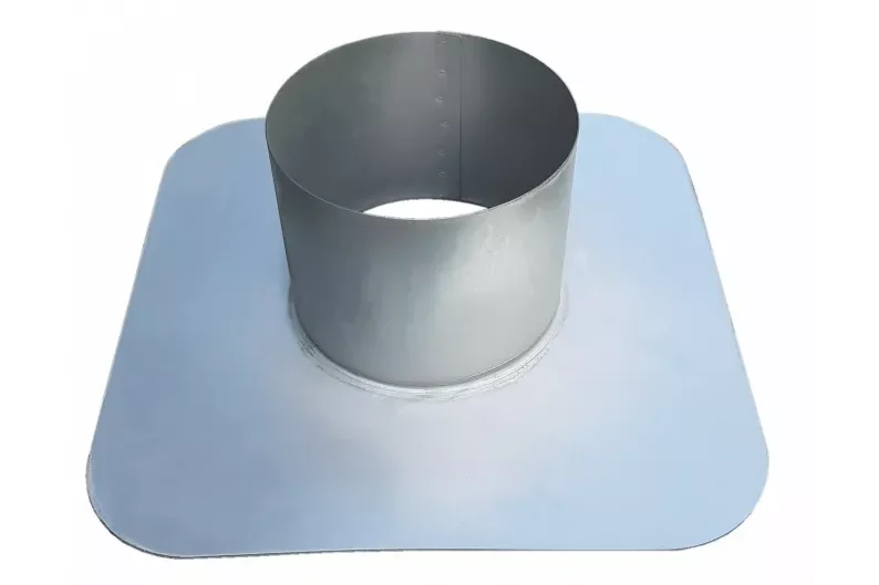 Sanutal air Dakdoorvoerplaat Sanutal air Ø100mm inox vierkant 99.229.100