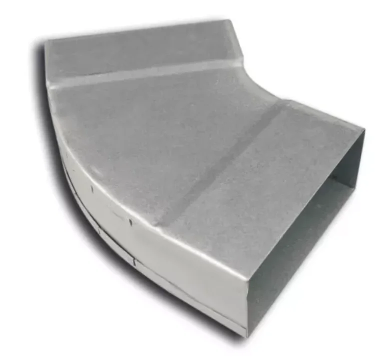 Sanutal air Bocht rechthoekig luchtkanaal Sanutal air Mecano 110x55mm horizontaal 45° galva 55x110 99.364560