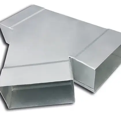 Sanutal air T-stuk instortkanaal Sanutal air Mecano T-stuk 45gr 110x55mm staal 55x110 99.364569