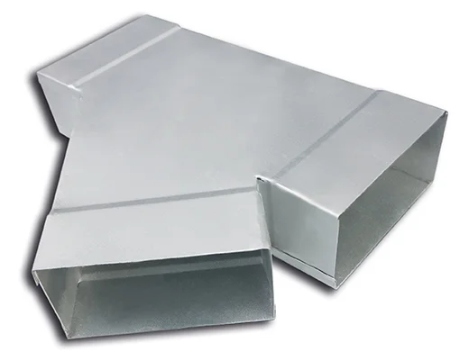 Sanutal air T-stuk instortkanaal Sanutal air Mecano T-stuk 45gr 110x55mm staal 55x110 99.364569