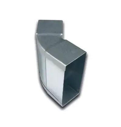 Sanutal air Bocht rechthoekig luchtkanaal Sanutal air Mecano 200x80mm verticaal 45° galva 80x200 99.396908