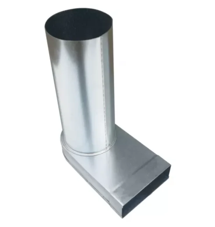 Sanutal air Verloopstuk vierkant op rond Sanutal air Mecano Ø125mm 110x55mm 55x110 99.415496