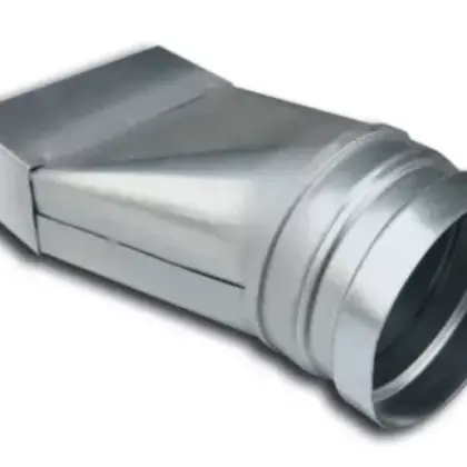 Sanutal air Verloop rond luchtkanaal Sanutal air Mecano aluminium 55x220 rond luchtkanaal 99.429435
