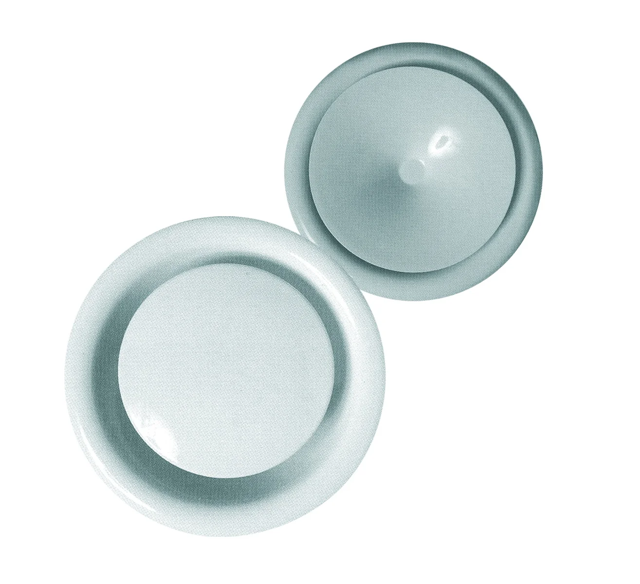 Sanutal air Afvoerventiel Sanutal air VALVE4U Ø100mm rond wit METAL 99.AV100