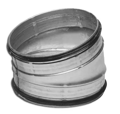 Sanutal air Bocht rond luchtkanaal Sanutal air 200mm 15° staal 99.BD1200