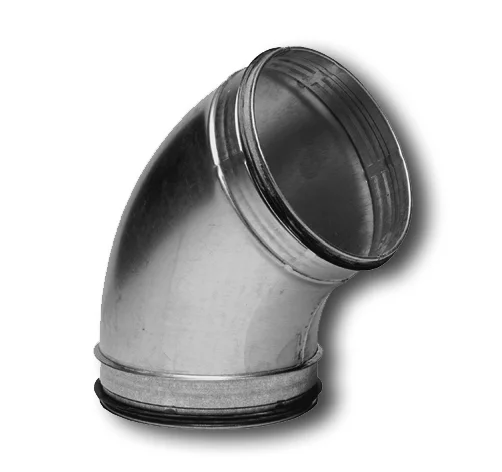 Sanutal air Bocht rond luchtkanaal Sanutal air 400mm 60° staal 99.BD6400