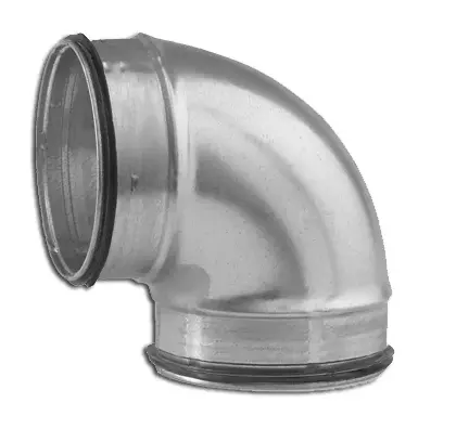 Sanutal air Bocht rond luchtkanaal Sanutal air 100mm 90° staal 99.BDK9100