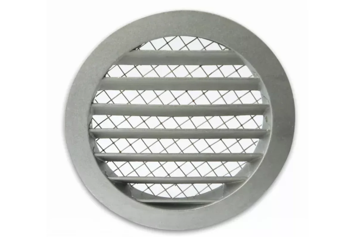 Sanutal air Buitenluchtrooster Sanutal air RV rond Ø100mm aluminium aluminium 99.BRV100