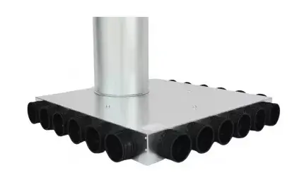 Sanutal air Verdeelbox ventilatie Sanutal air 99.CSK Ø200mm 18x63mm 99.CSK18X63.200