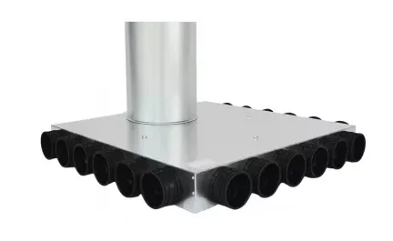 Sanutal air Verdeelbox ventilatie Sanutal air 99.CSK Ø200mm 18x63mm 99.CSK18X63.200