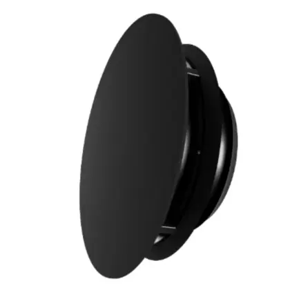 Sanutal air Toe-/afvoerventiel Sanutal air Ø125mm rond zwart 99.DVRB125
