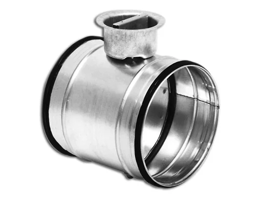 Sanutal air Regelklep rond luchtkanaal Sanutal air 200mm galva (sendzimir verzinkt) staal 99.MRD200