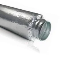 Sanutal air Geluiddemper rond luchtkanaal Sanutal air Ø180mm flexibel 50mm 99.SILFLEX180.600