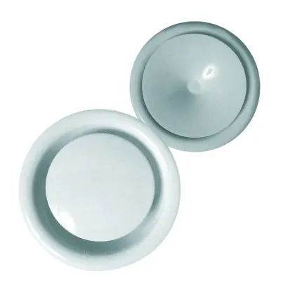 Sanutal air Toevoerventiel Sanutal air VALVE4U Ø100mm rond wit METAL 99.TV100