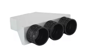 Sanutal air Ventielcollector Sanutal air 99.CSK 3xØ63mm rond 63 99.VCSK3X63.55/110