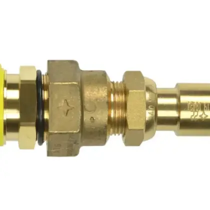 Sanutal PLT-overgangskoppeling messing DN25 x 1" koperen buis gas Sanutal Flexikit PLT CLAP 15.7002522