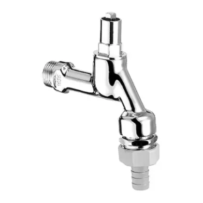 Schell dubbeldienstkraan 1/2 - chroom - voor steeksleutel 034230699