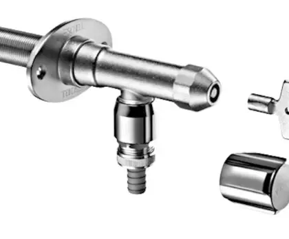 Schell Polar II vorstbestendige gevelkraan - belgaqua gekeurd - met sleutel/handwiel 039980399