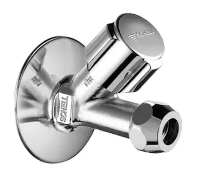 Schell 059010699 Schell Comfort rechte hoekstopkraan 1/2 x 10 mm - chroom