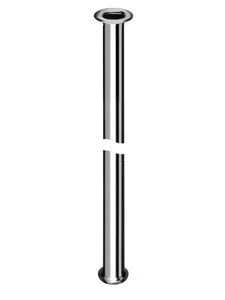 Schell 500010699 Schell buis 10 x 400 mm - chroom - met 2 kragen 3/8 en 1/2