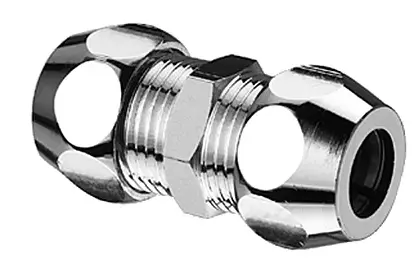 Schell Knelovergangsstuk messing 10mm x 3/8" M (drink)water Schell 064370699
