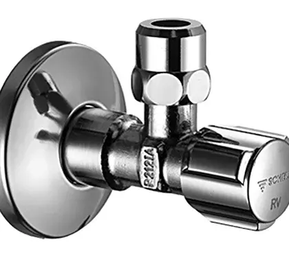 Schell SCHELL 052760699 HOEKSTOPKRAAN 1/2M 10 CHR dubbele terugslagklep