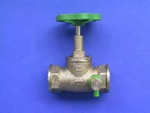 Schlosser 0011103200001 Schlosser 1110 messing afsluitkraan rechte zitting FF 5/4 x 5/4 - met aftap