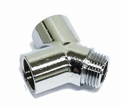 Schlosser 1845 Y-stuk MFF 3/4 x 3/4 x3 /4 - chroom 0018452050001