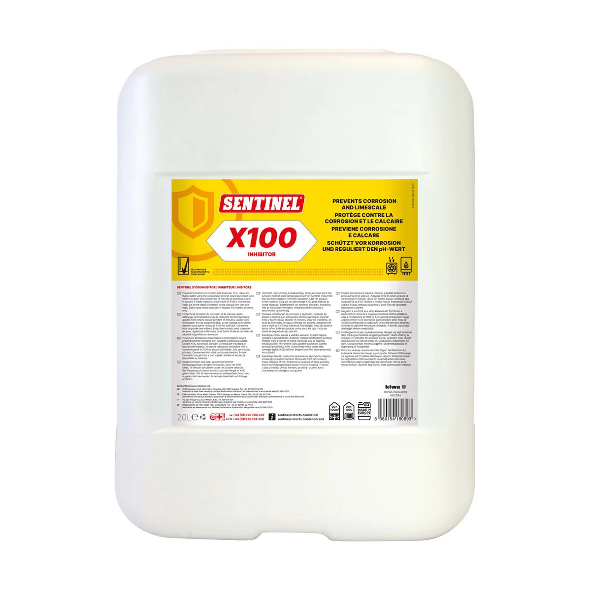 Sentinel Sentinel X100 waterbehandeling EXP 20liter Flamco 74006