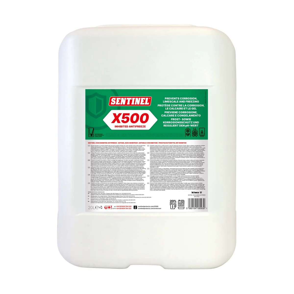 Sentinel Antivries Sentinel X500 -28°C 20l jerrycan 74011