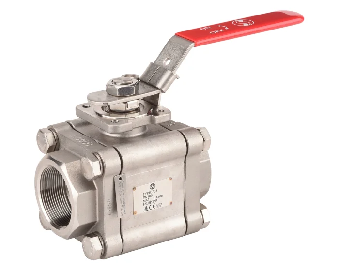 Sferaco Kogelkraan 3-delig met volle doorlaat DN 5/4" FF PN100 Sferaco 703 703307