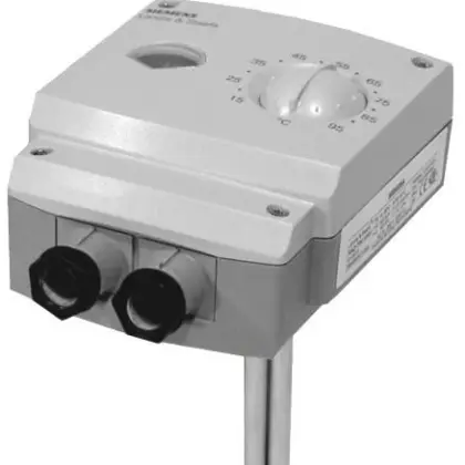 Siemens Dubbelregelthermostaat uitw.15-95grC inw. 15..95grC (1/2 100mm) Siemens S55700-P140