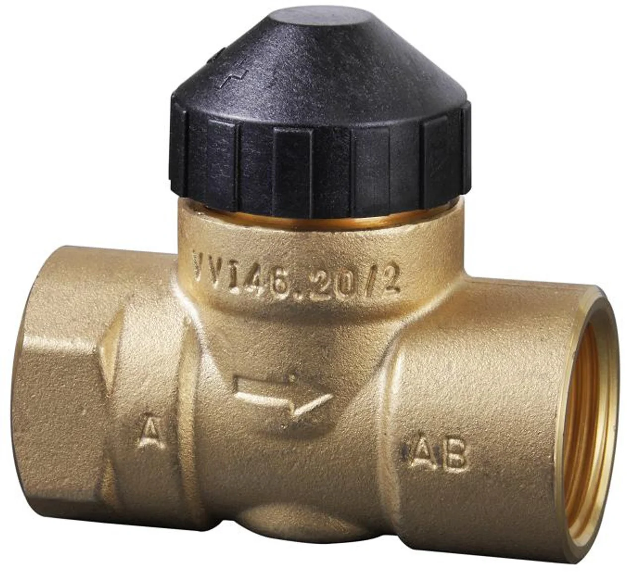 Siemens Tweewegkraan Siemens 1/2" binnendraad cilindrisch BSPT-Rp (ISO 7-1 / EN 10226-1)/binnendraad conisch BSPT-Rc (ISO 7-1 / EN 10226-1) S55249-V106