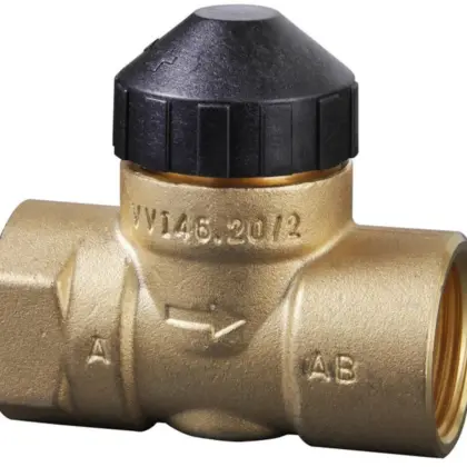 Siemens Tweewegkraan Siemens 3/4" binnendraad cilindrisch BSPT-Rp (ISO 7-1 / EN 10226-1)/binnendraad conisch BSPT-Rc (ISO 7-1 / EN 10226-1) S55249-V107