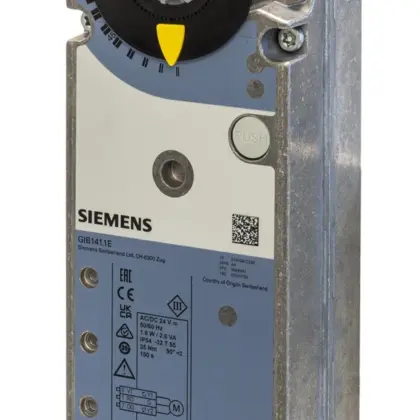 Siemens Roterende luchtklepactuator 35 Nm zonder veerterugvoer Siemens (ex GIB3361E) BPZ:GIB346.1E