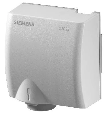 Siemens Ruimtetemperatuuropnemer Siemens temperatuurmeting passief 0-130°C QAD2030 BPZ:QAD2030